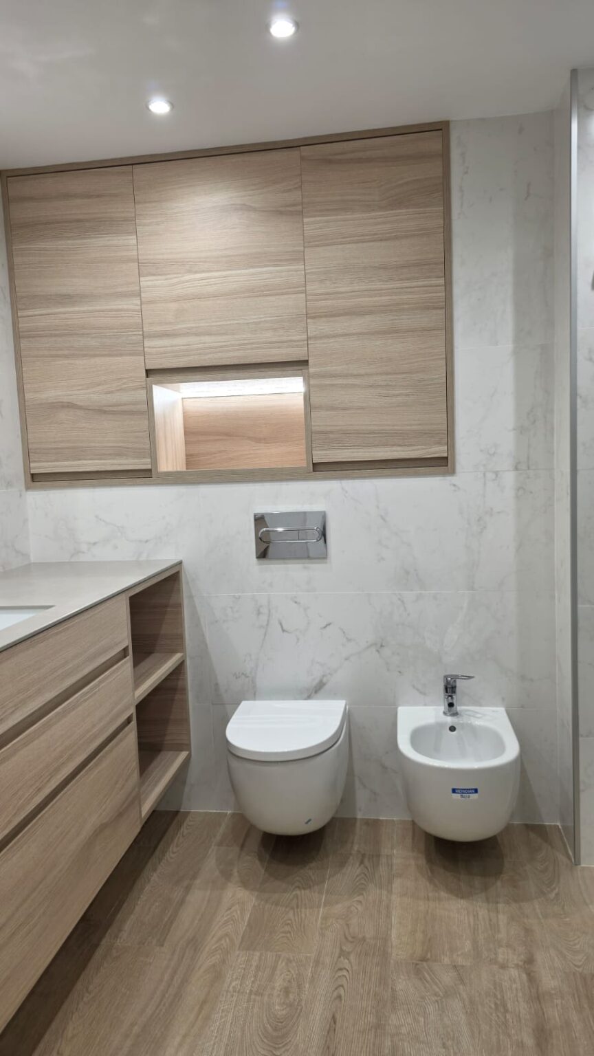 Proyecto de diseño y ejecución de reformas de baños para particulares en Mataró, Vilassar de Mar y alrededores